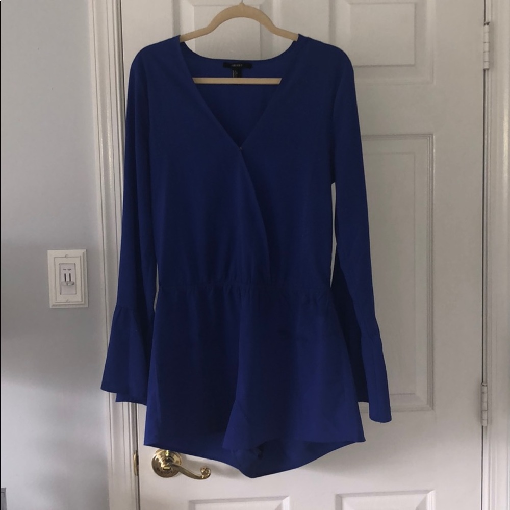 Royal blue romper